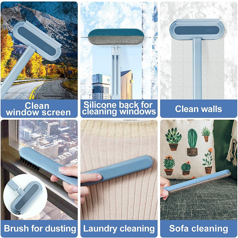 Eco-friendly washable brush for carpets, windows and clothes
