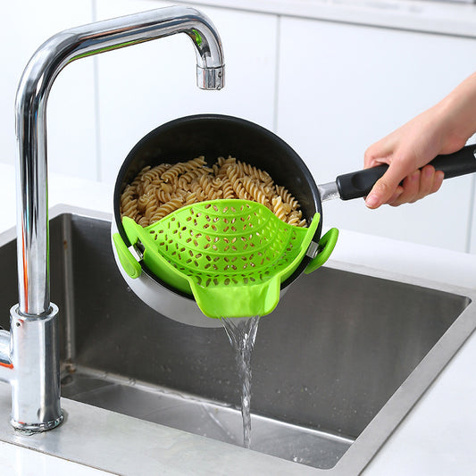 StrainEZ Kitchen Silicone Pot Strainer