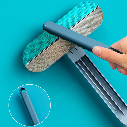 Reusable brush cleaning cat dog fur from sofa fabric